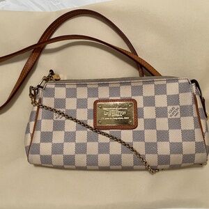 Louis Vuttion Eva Bag Damier Azur